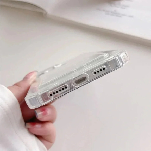 ⚠️Clearance🫧iPhone 13/Pro Max Cute Smiley Face iPhone Case With Card Slot - Picture 4 of 4